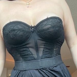 Black Lace Corset